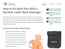 Tablet Screenshot of medical-health-pages.com